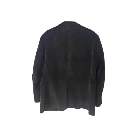 Dockers Corduroy Sport Coat Jacket 38R Two Button Black Mens Blazer Jacket - Picture 4 of 4